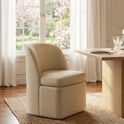 Lyra Dining Chair with castors