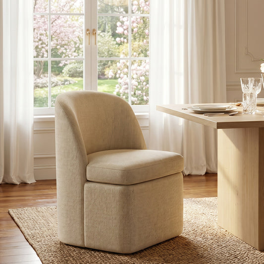 Lyra Dining Chair with castors