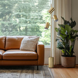 Alta 3-Light Metal Floor Lamp