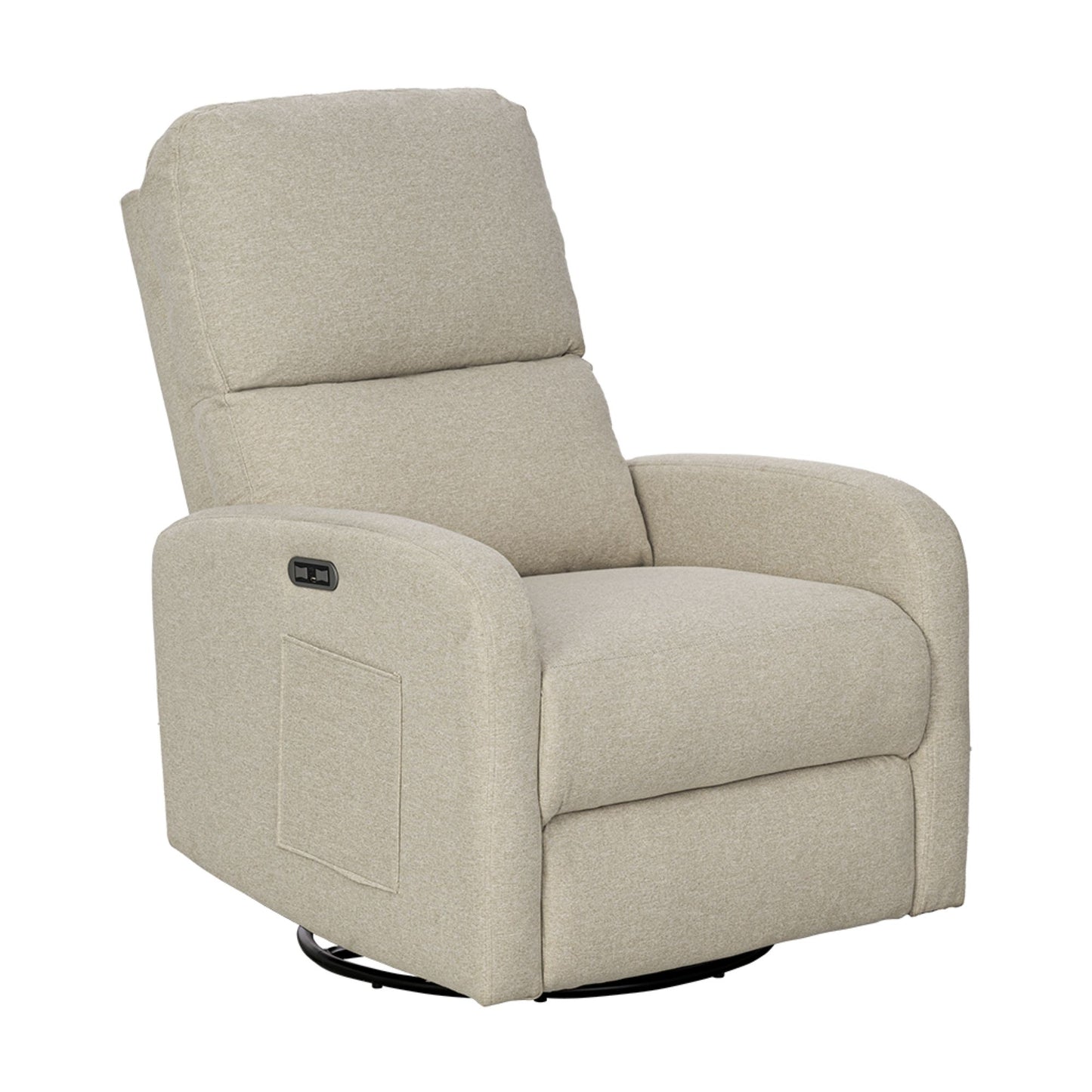 Dakota Power Recliner 3-in-1 with Swivel, Glider, USB Ports