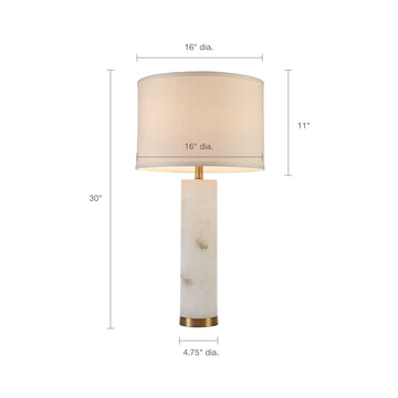INK+IVY Alabaster Table Lamp