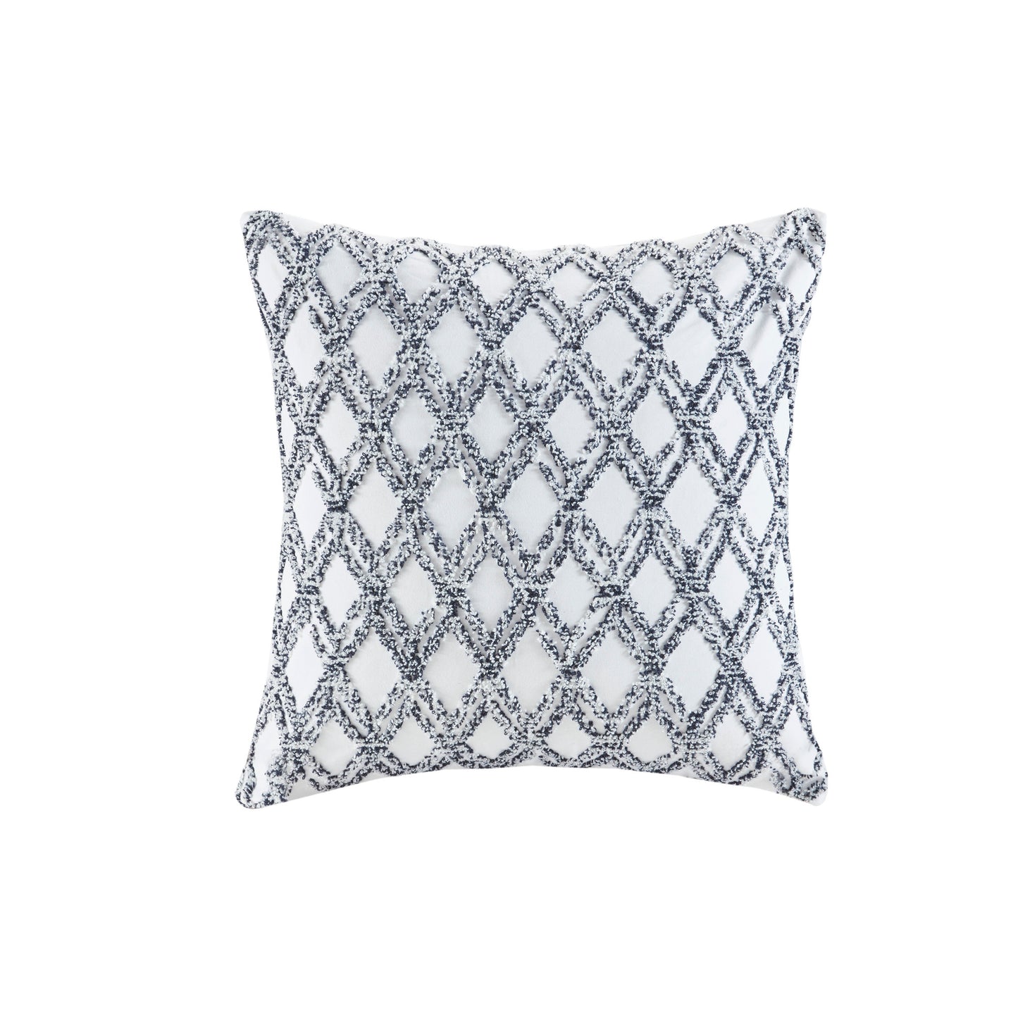 INK+IVY Cotton Embroidered Square Pillow