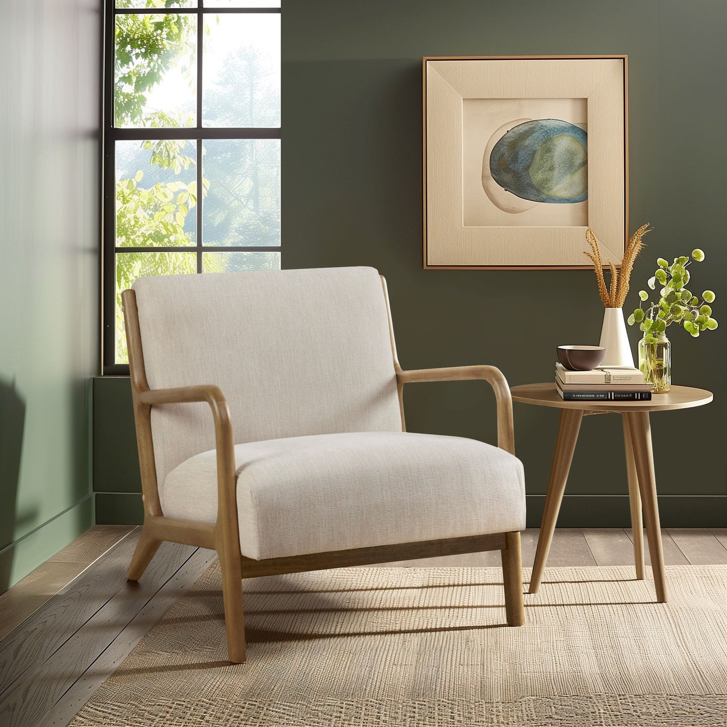 INK+IVY Novak Mid-Century Modern Accent Armchair