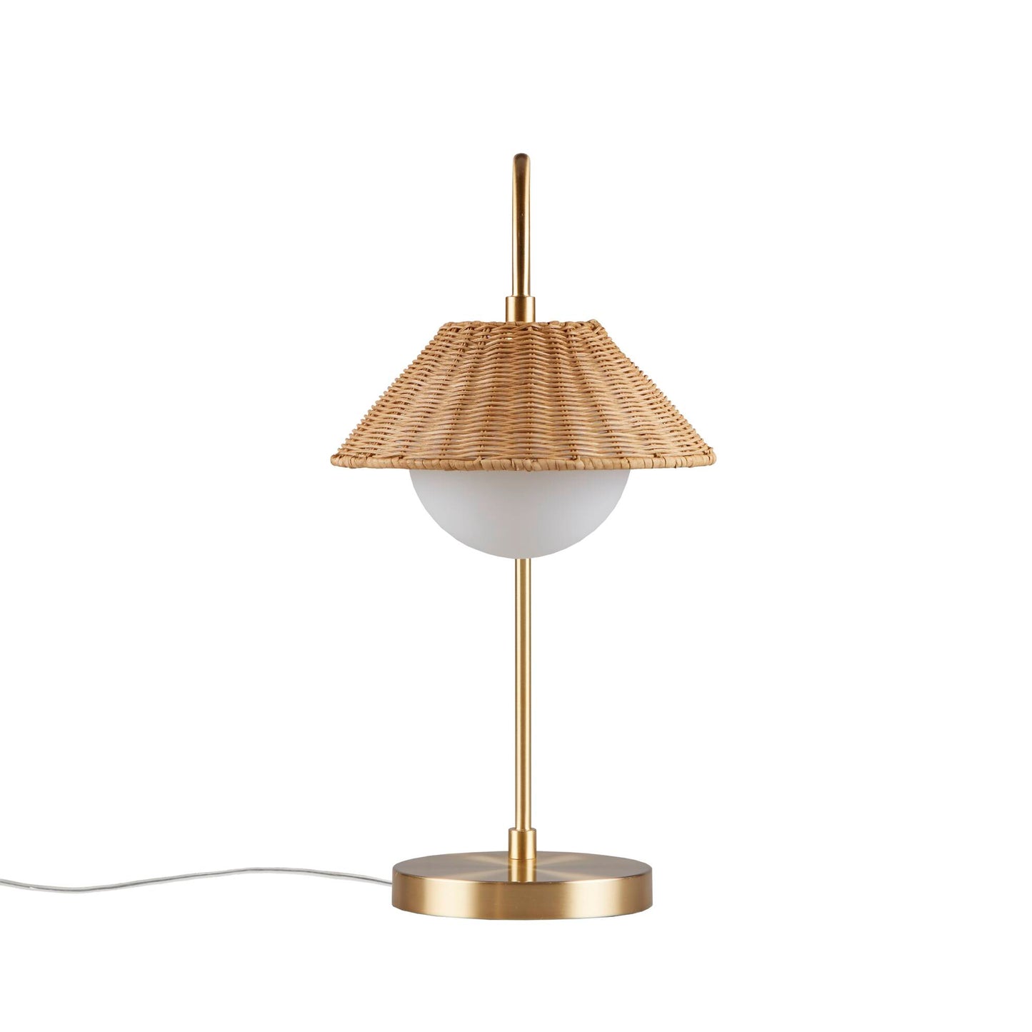 INK+IVY Rattan Weave Shade Table Lamp