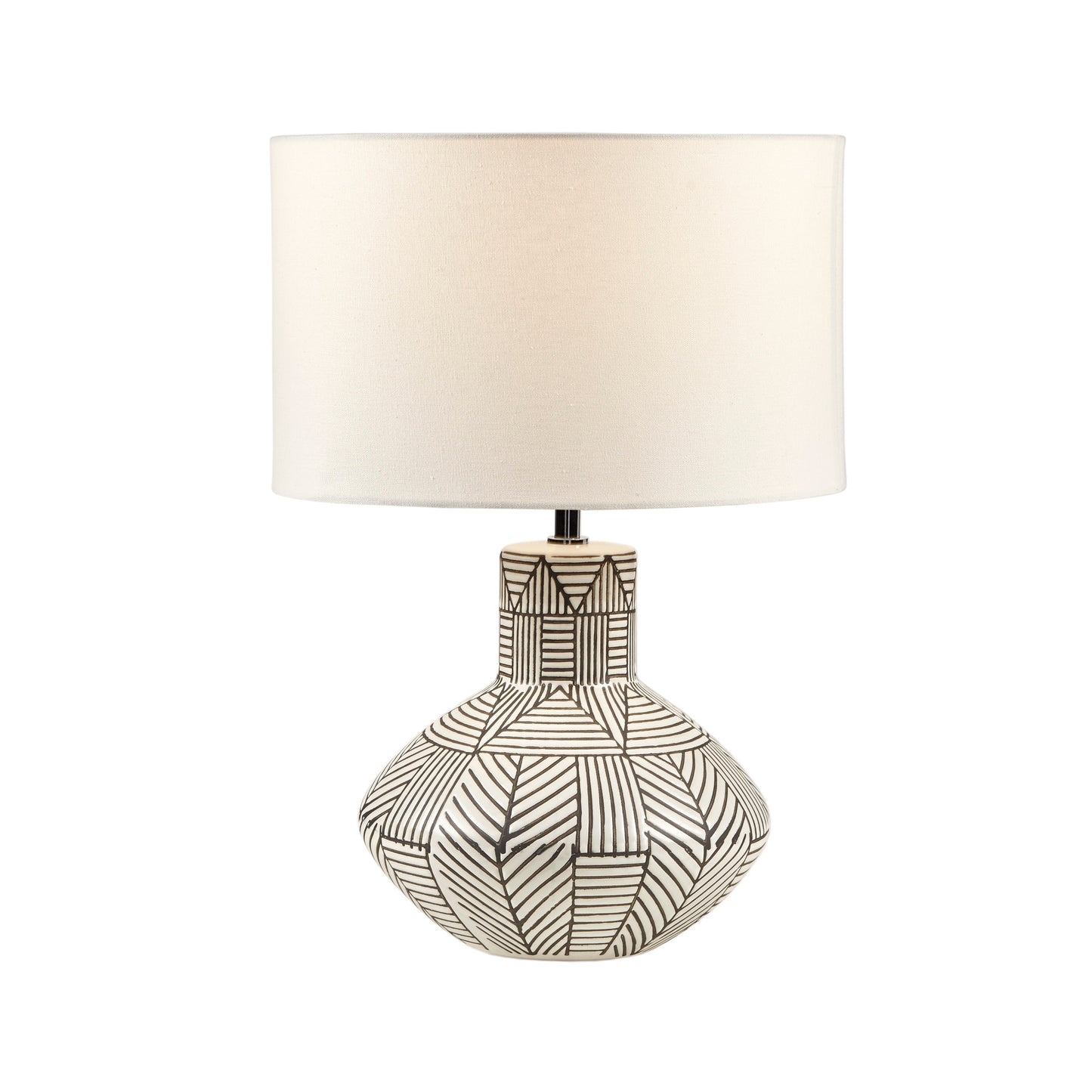 INK+IVY Boho Ceramic Table Lamp