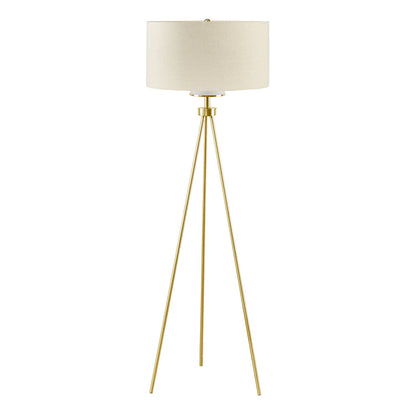 INK+IVY Metal Tripod Floor Lamp with Glass Shade