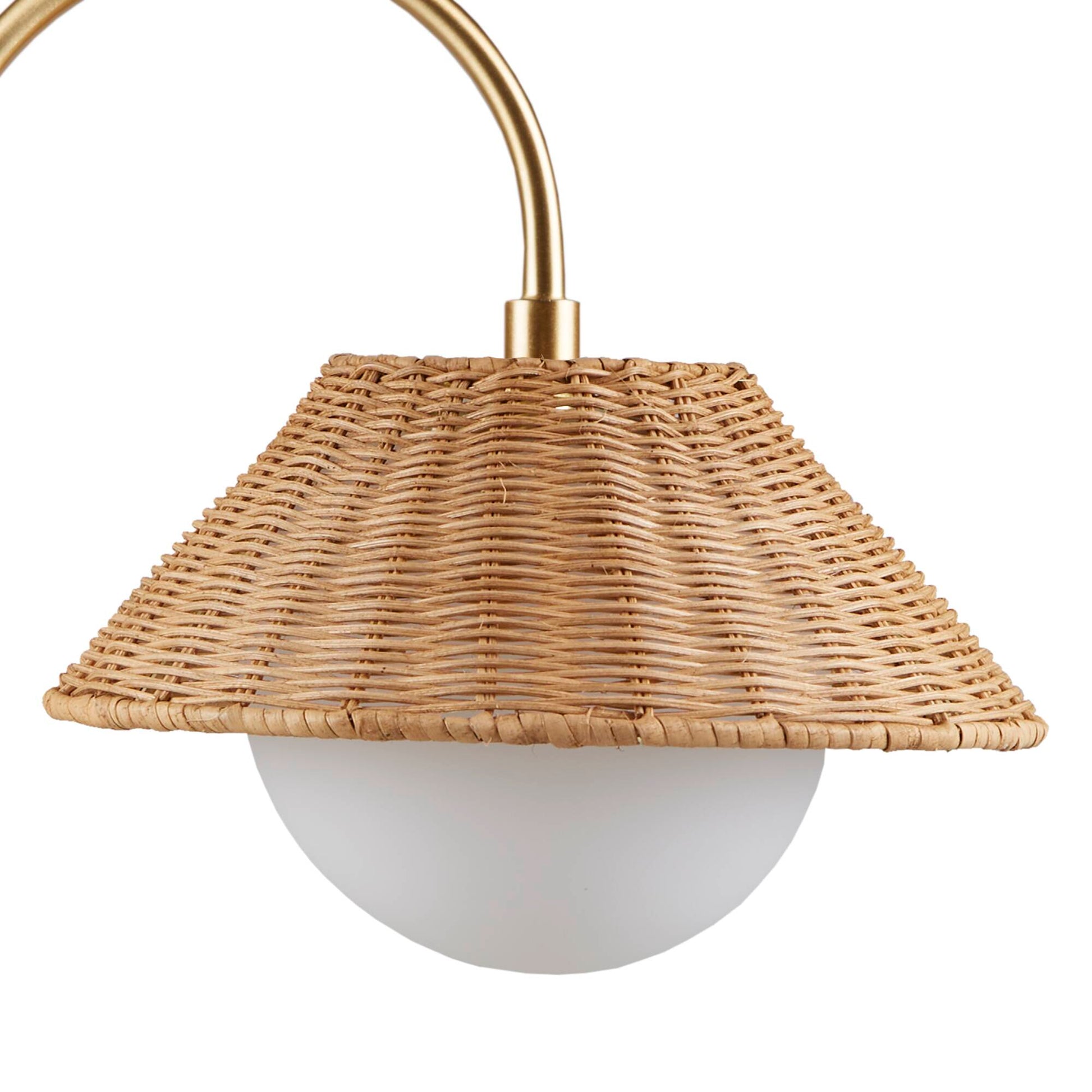 INK+IVY Rattan Weave Shade Table Lamp