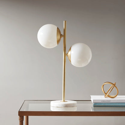 INK+IVY Marble Base Table Lamp