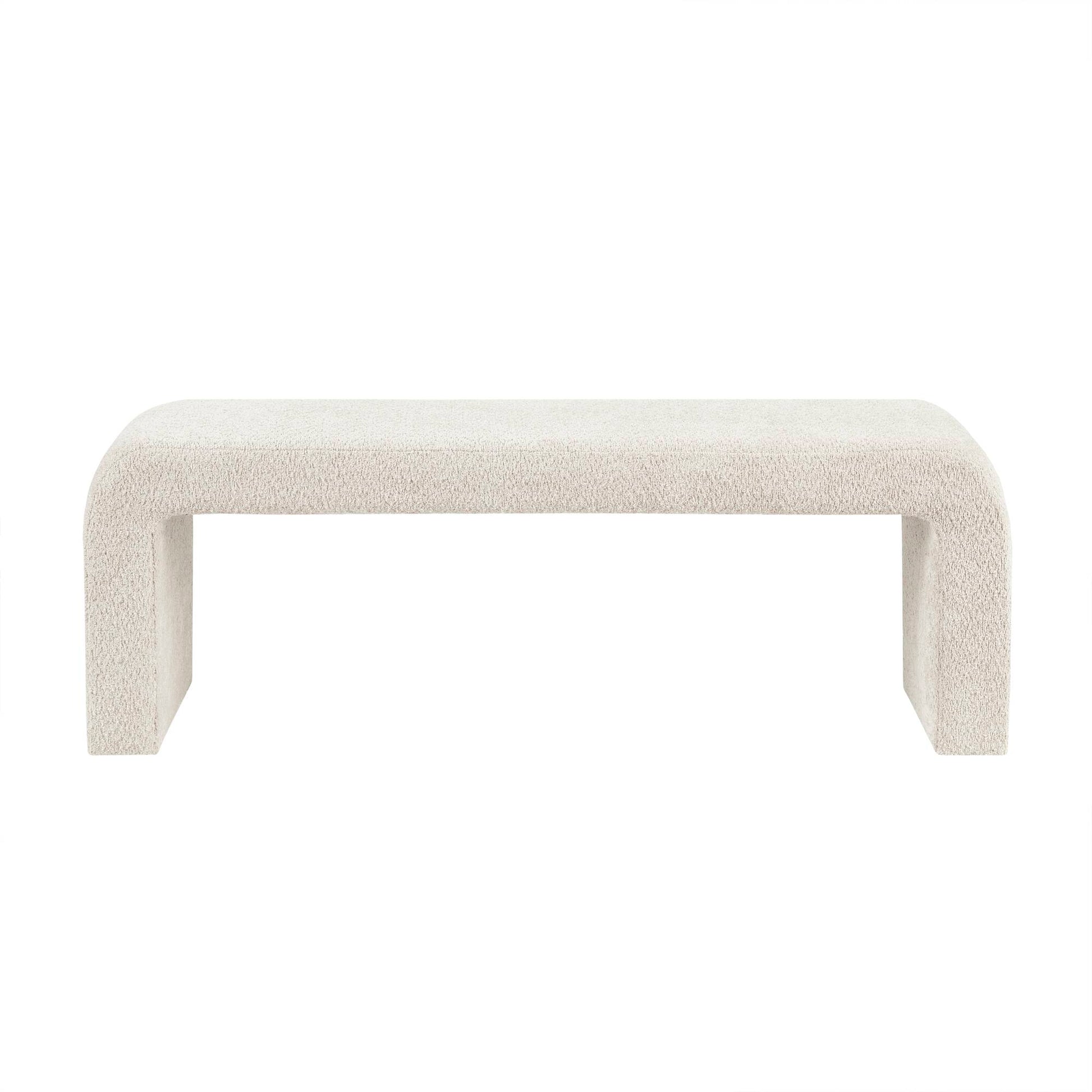 INK+IVY Boucle Waterfall Bench