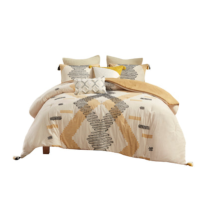 INK+IVY 3 Piece Cotton Comforter Set