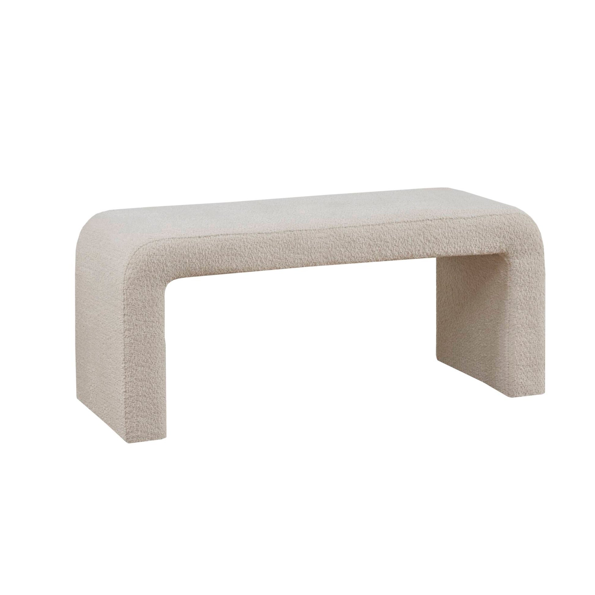INK+IVY Boucle Waterfall Bench