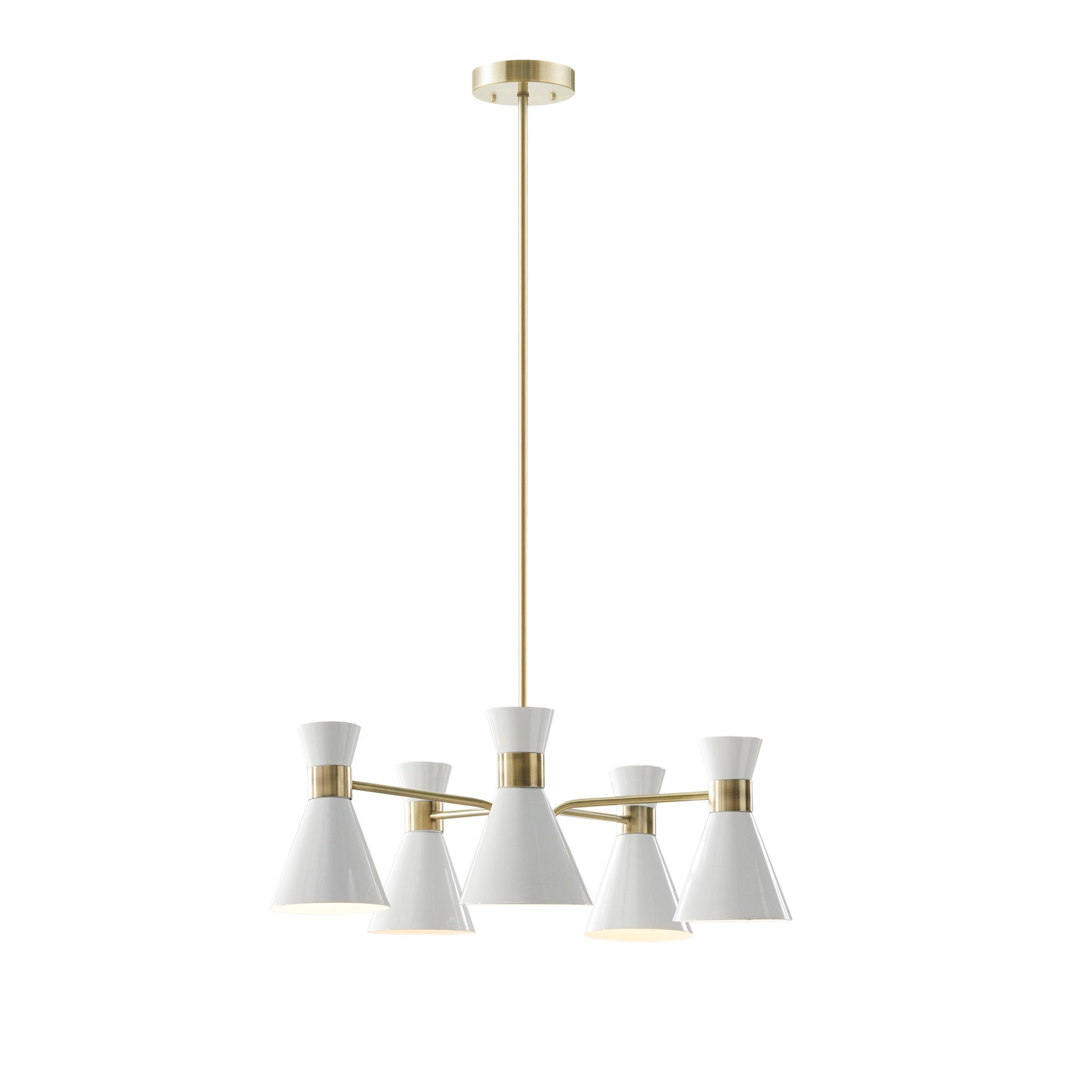 INK+IVY 5-Light Metal Chandelier