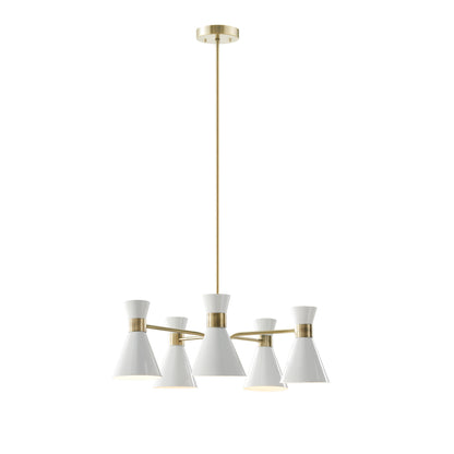 INK+IVY 5-Light Metal Chandelier