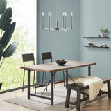 Renzetti 6-Light Contemporary Candelabra Styled Chandelier