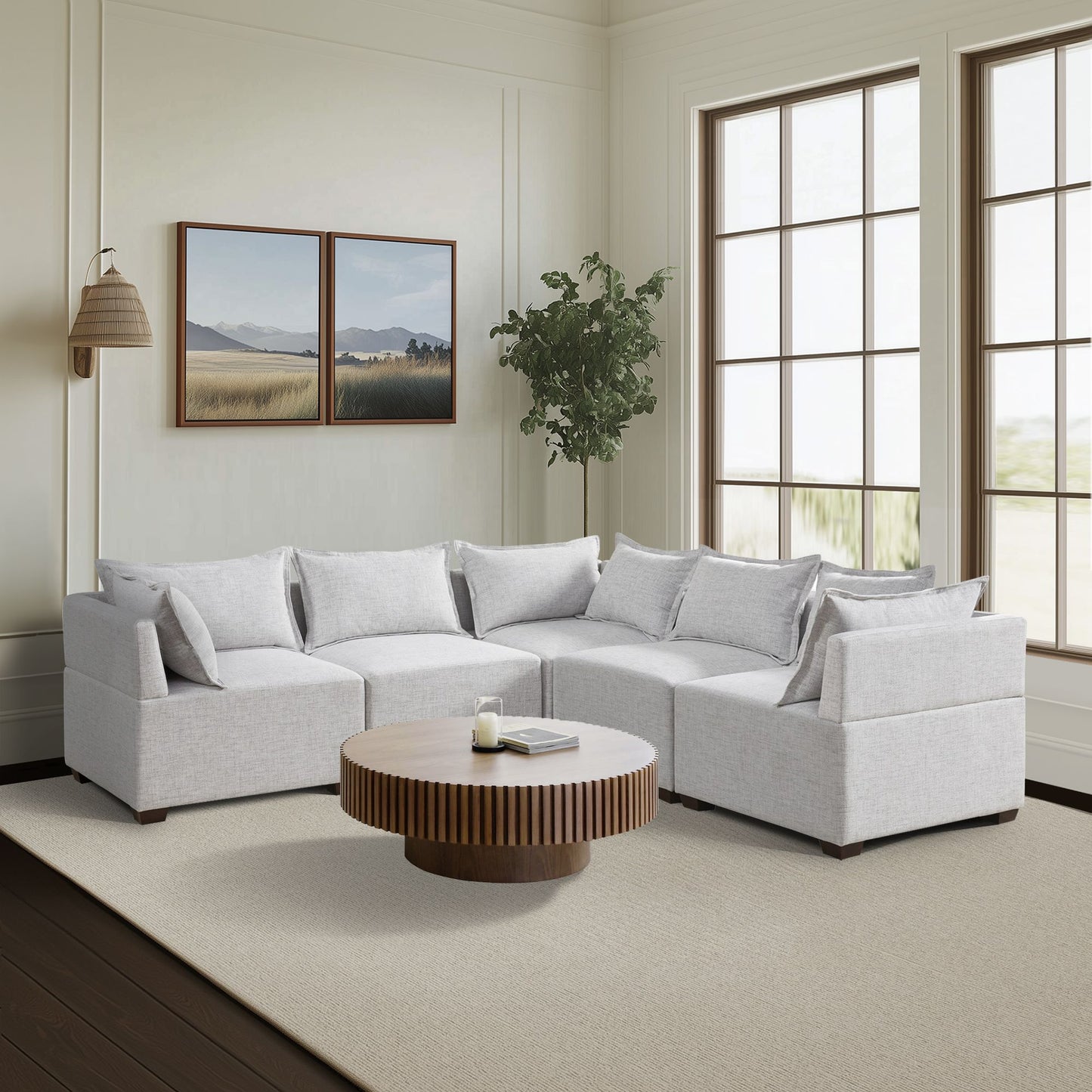 INK+IVY Modular Ottoman