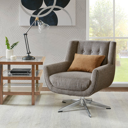 INK+IVY Swivel Lounge Chair, Star Based Swivel