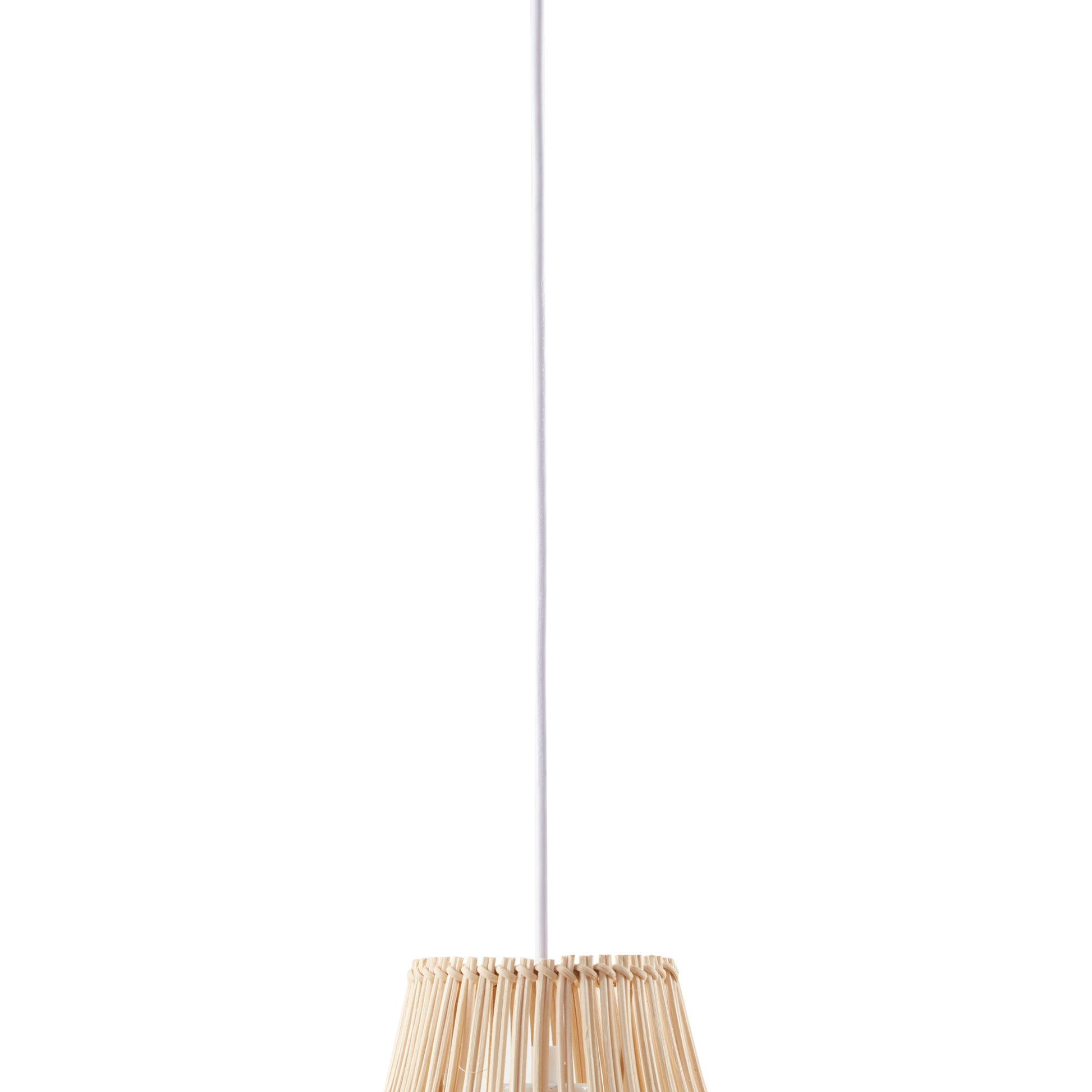 INK+IVY Bell Shaped Bamboo Pendant