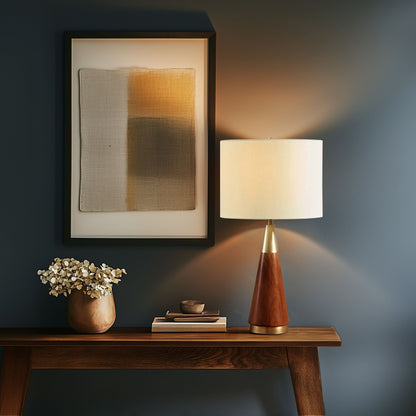INK+IVY Triangular Table Lamp