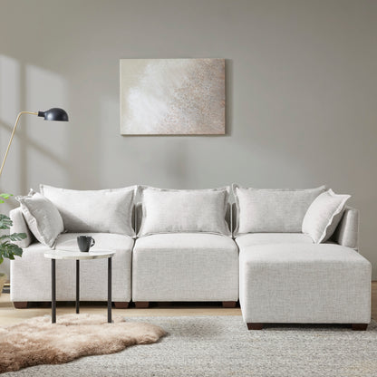 INK+IVY 4-Piece Modular Sofa with Ottoman