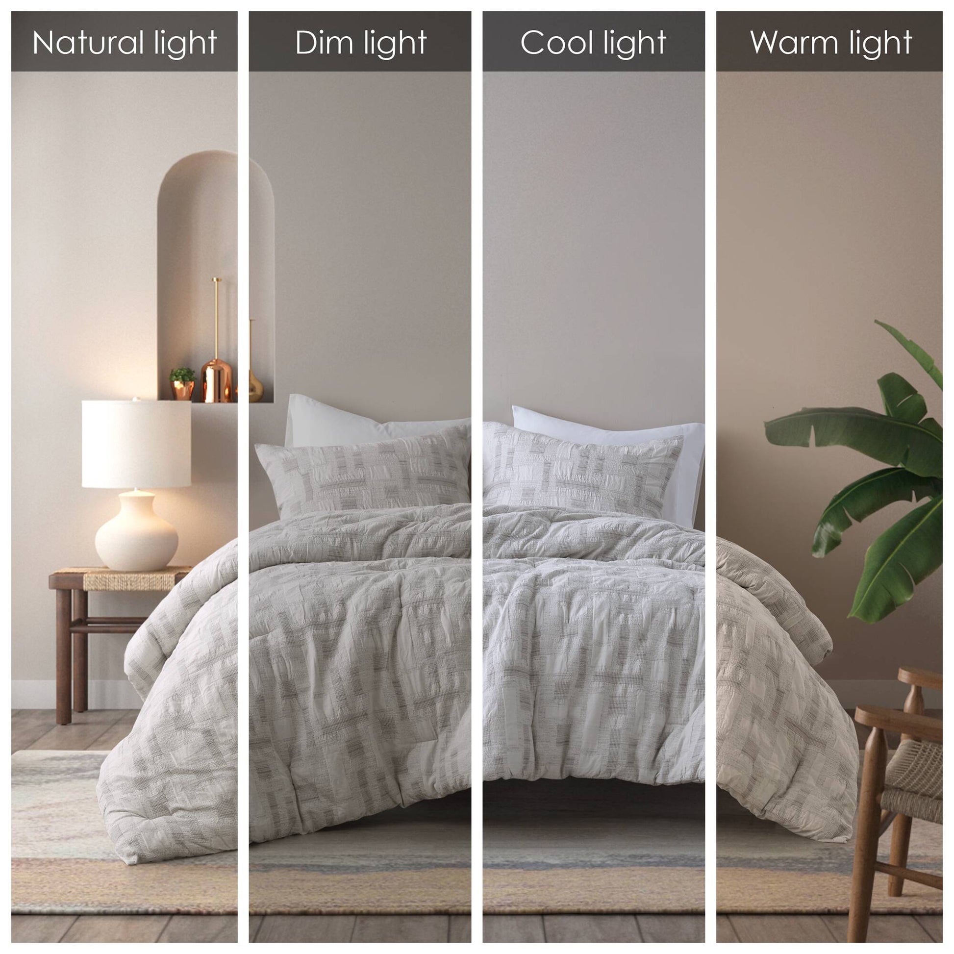 INK+IVY 3 Piece Cotton Jacquard Comforter Set