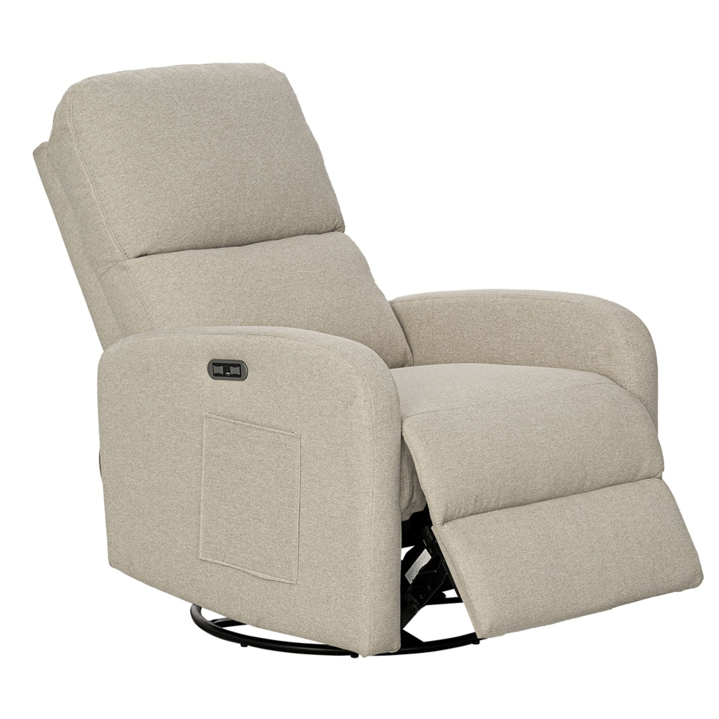 Dakota Power Recliner 3-in-1 with Swivel, Glider, USB Ports