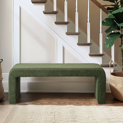 INK+IVY Boucle Waterfall Bench